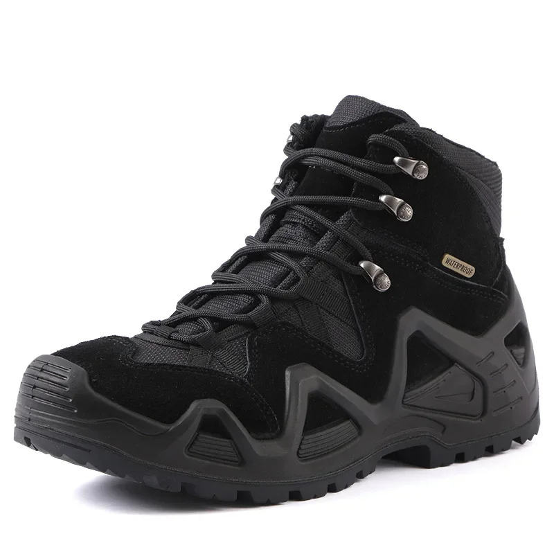 Men's boots tactical shoes men's outdoor  combat boots waterproof shoes sports hiking shoes