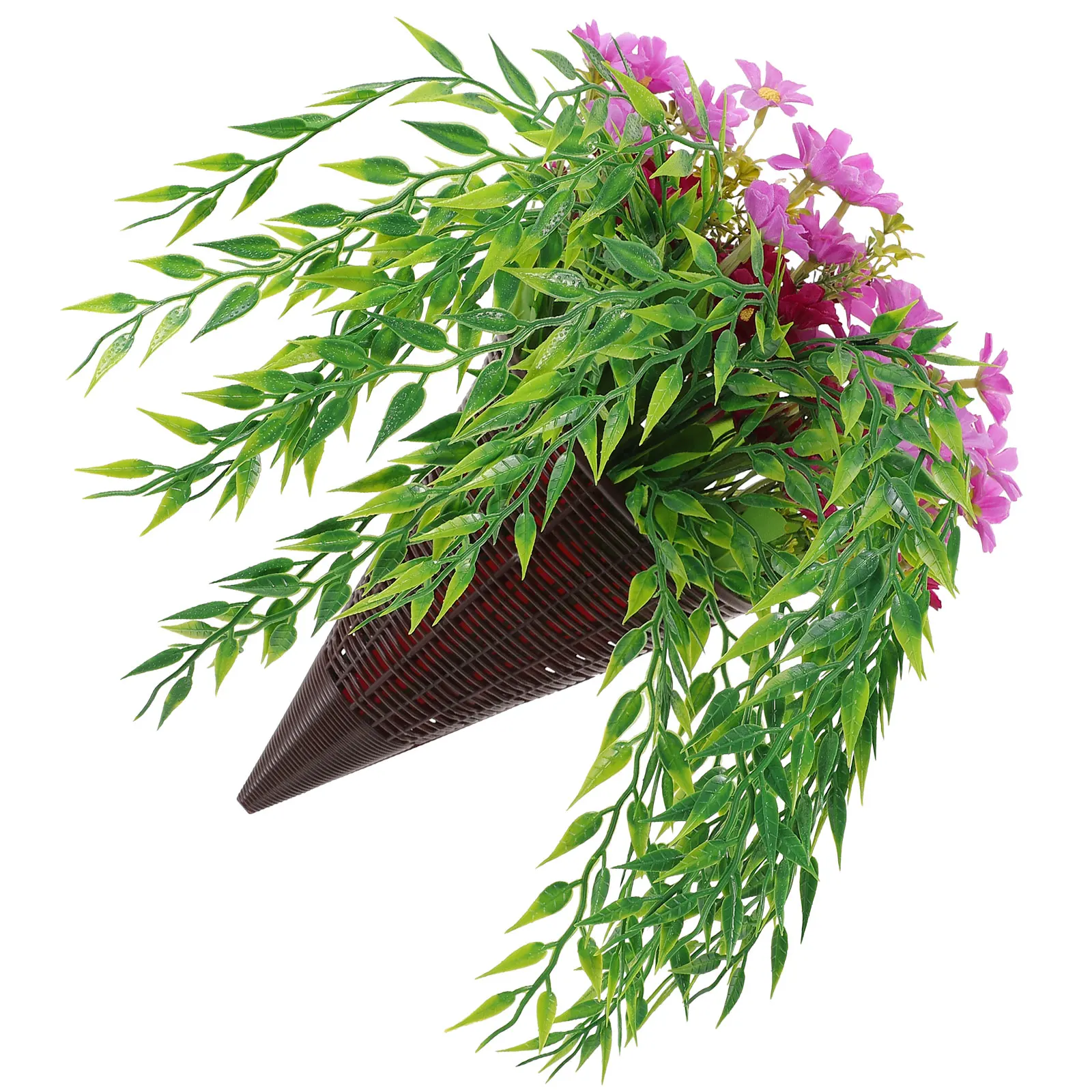 

Simulated Flower Green Plant Hanging Basket Artificial Flowers Spring Chrysanthemum Decor Living Room Bedroom Office Study