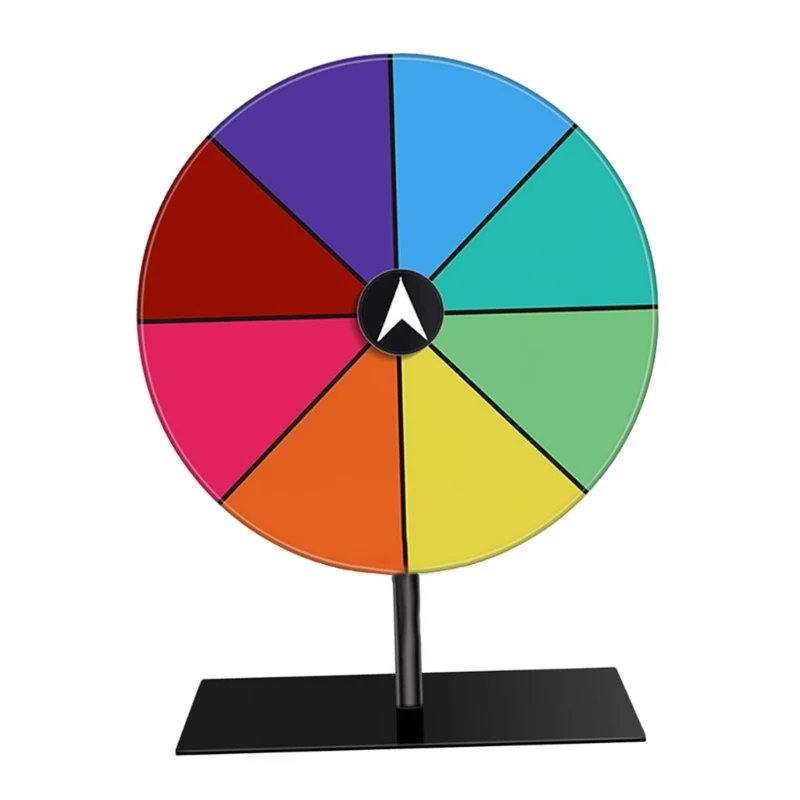 Sturdy Plastic Roulettes Prize Wheel for Family Game and Festivities