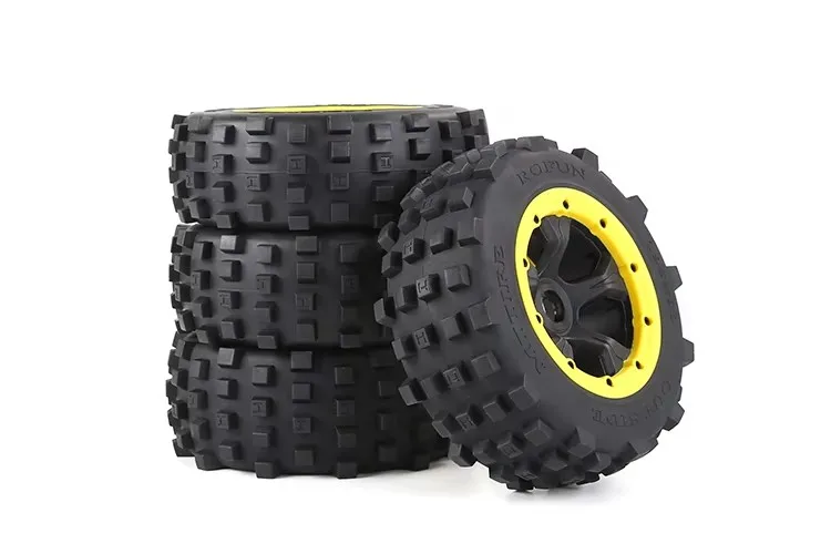 Conjunto de roda de veículo off-road de alto desempenho, resistente ao desgaste e forte aderência para 1/5 ROFUN HPI BAJA 5T 5SC