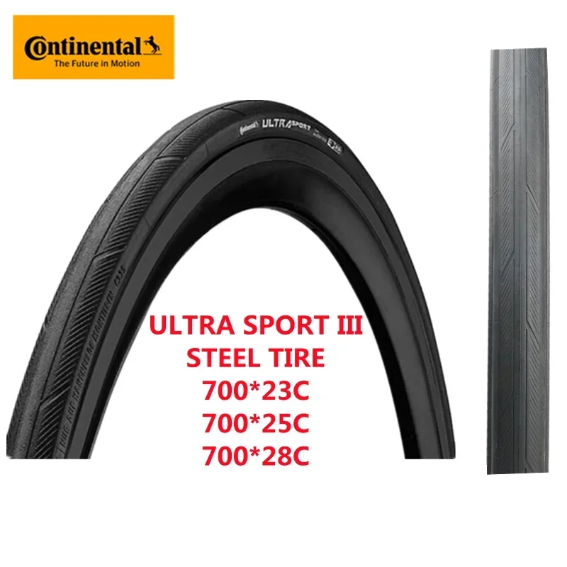 Continental Ultra Sport III Road Wire Tires, Bike Unfoldable Bicycle Tire, Cheap Cycling Wheels, 700 x 23C 25C 28C