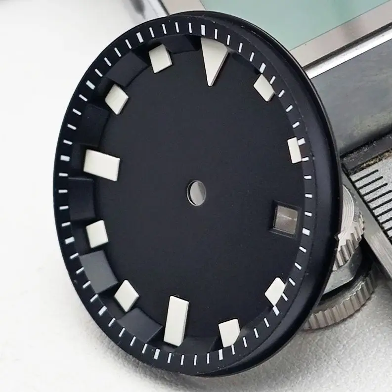 Стальной корпус 42,5 мм, светящийся циферблат/стрелки, подходит для 8215, аксессуары для механизмов, ремешок 22 мм, детали для часов, мужские часы