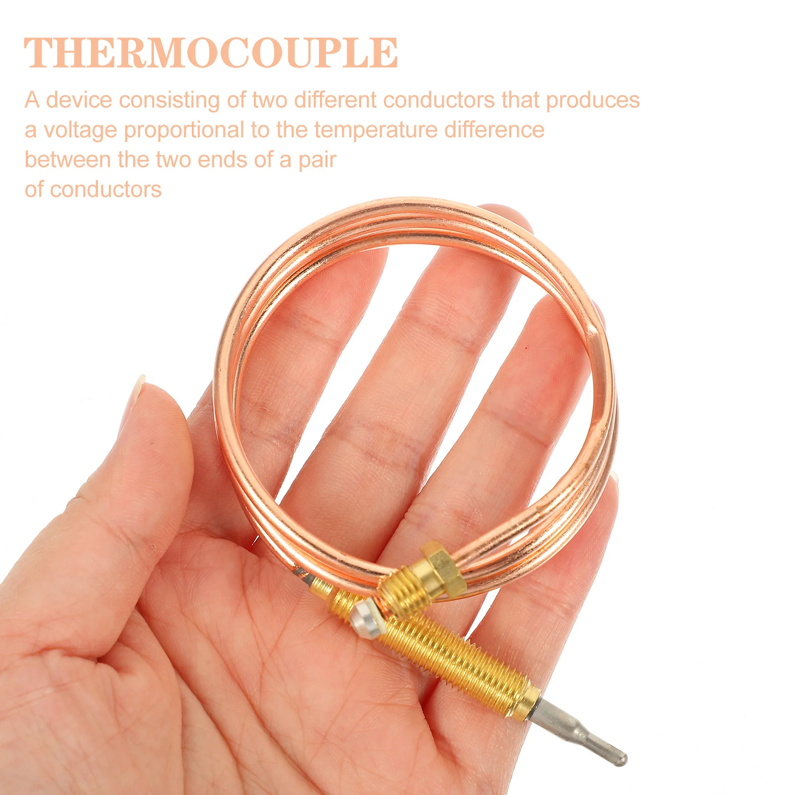 

Outdoor Heater Replacement Thermocouple Sensor Grill Fireplace Thermocouple Stove Replacement Parts for Gas Fireplaces