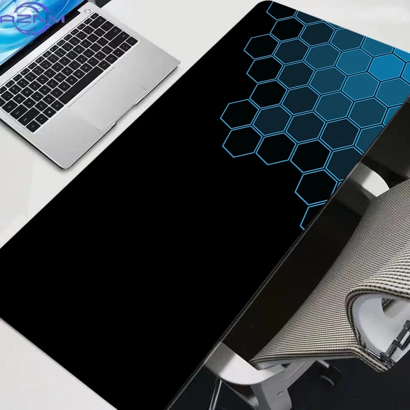 Anime Technology Hexagon Mouse Pad Professional E-sports Gamers Speed PC Gaming Rubber Rug Keyboard Desk Mat Mousepad 800X300