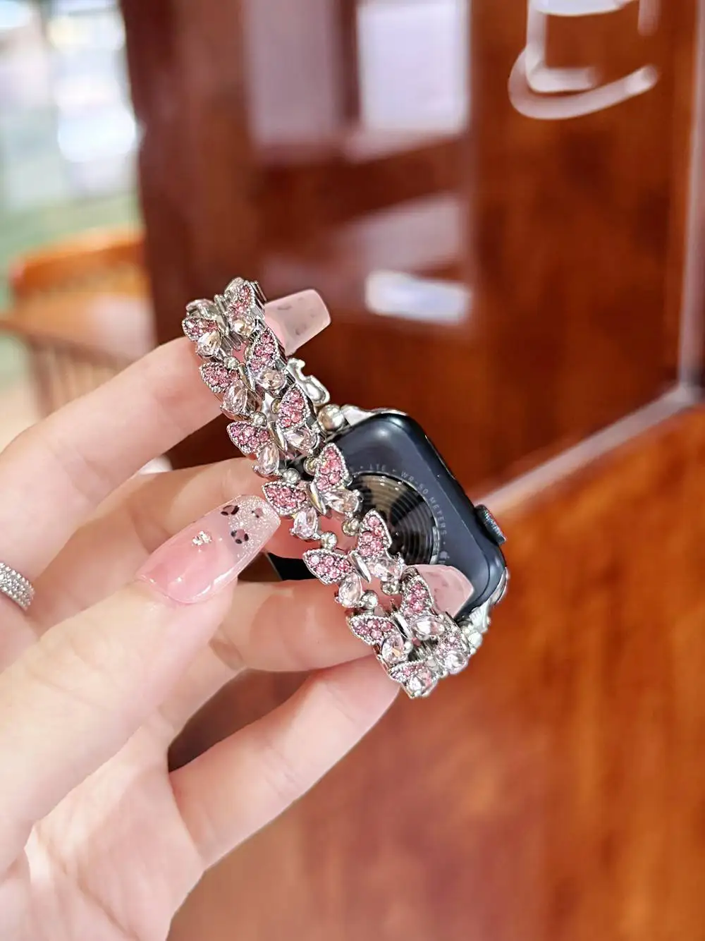 ممتاز فراشة سوار ل سوار ساعة يد آبل ربط النساء سلسلة 8/7/6/10/9 40 مللي متر 41 مللي متر 38 مللي متر 42 مللي متر 44 مللي متر 45 مللي متر 46 مللي متر حزام #4