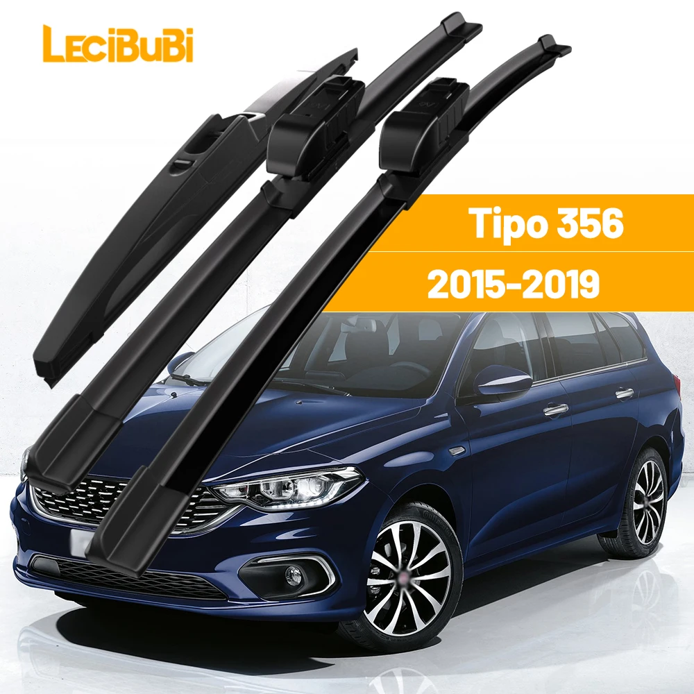 

Для Fiat Tipo 356 2015-2019 1 комплект, щетки переднего и заднего стеклоочистителя, дворники 2016 2017 2018, аксессуары