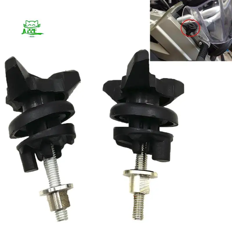 

A22E-2PCS Windshield Lock Adjustment Screw Windscreen Mount Clip Clamp Bolt Parts Accessories For BMW R1200GS ADV R 1200 GS 2004
