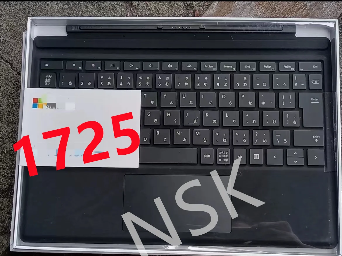 

Original 1725 FOR Microsoft Type Cover Black for Surface Pro 3,4,5,6,7 Backlit Keyboard Unused after disassembly