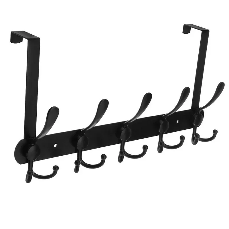 Direct sales black and white door back hook creative scratch free nail free door back style clothes hanger door back hook