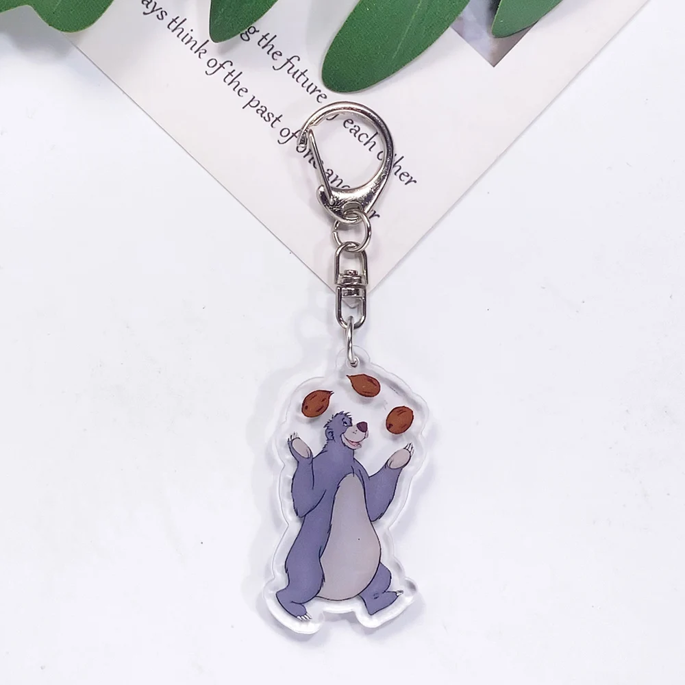 1/6Pcs Disney Turning Red Mei Lee Acrylic Car Keychain Accessories Funny Bag Charm Backpack Pendant Key Ring Gifts For Friends - view 2