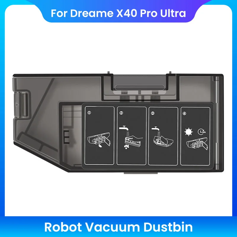 For Searching X40 Pro Ultra Sweeping Robot Accessories Dust Box Dust Collection Box Garbage Box Consumables