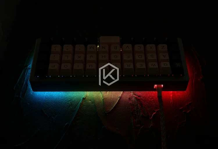 jj40 v2 Custom Mechanical Keyboard 40% PCB programmed 40 planck layouts bface VIA gh40 jd40 with rgb bottom underglow led