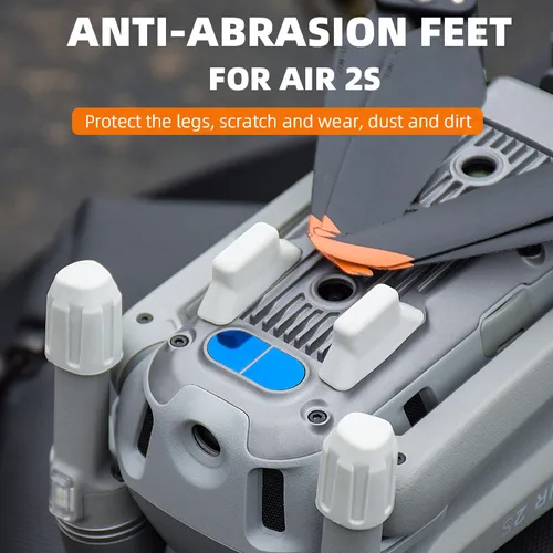 Pies de tren de aterrizaje antidesgaste para AIR 2S, almohadilla de pie de protección antiarañazos para DJI AIR 2S, accesorios para Drones