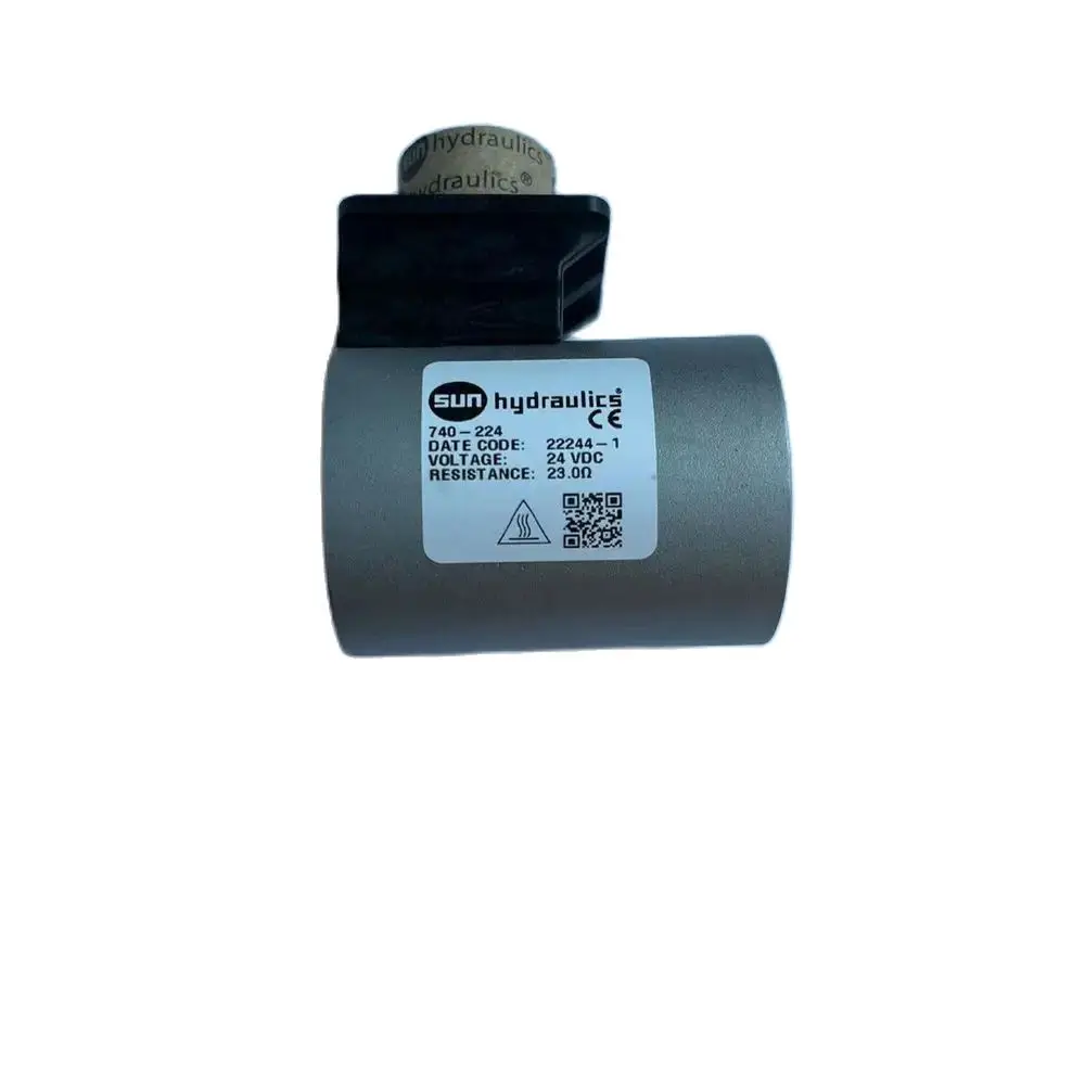 

740-224 740224 SUN HYDRAULICS ORIGINAL 740 Series, 24 VDC high-power coil with ISO/DIN 43650, Form A connector without TVS Diode