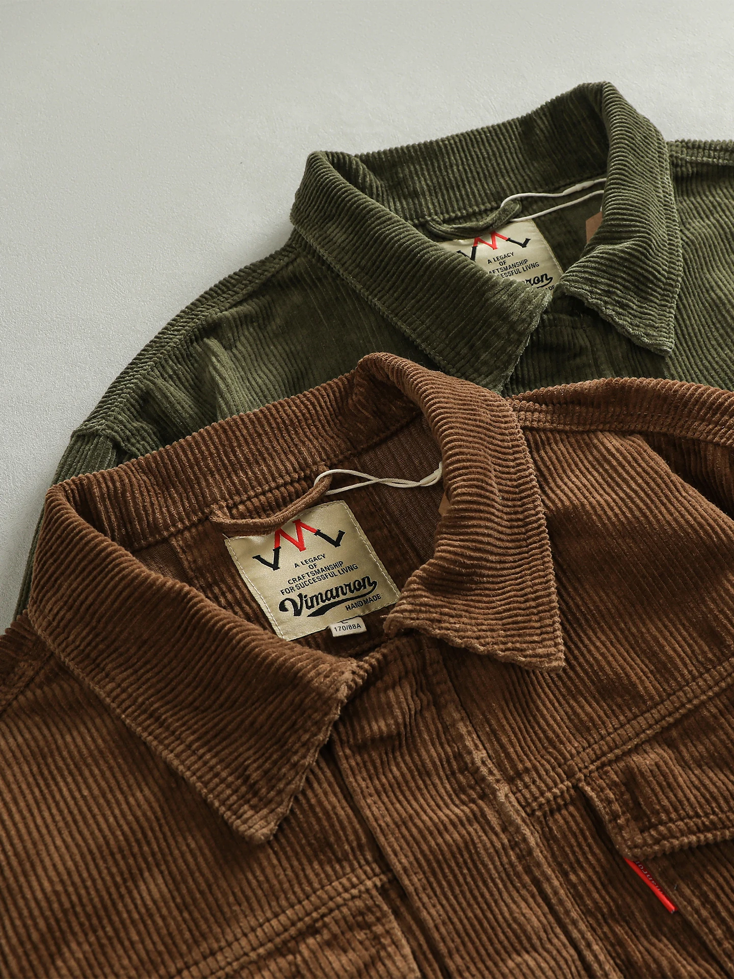 

Washed Cotton Corduroy Workwear Jacket Men's Loose Short Style Versatile Outerwear Retro American Style Youth Casual Jacket