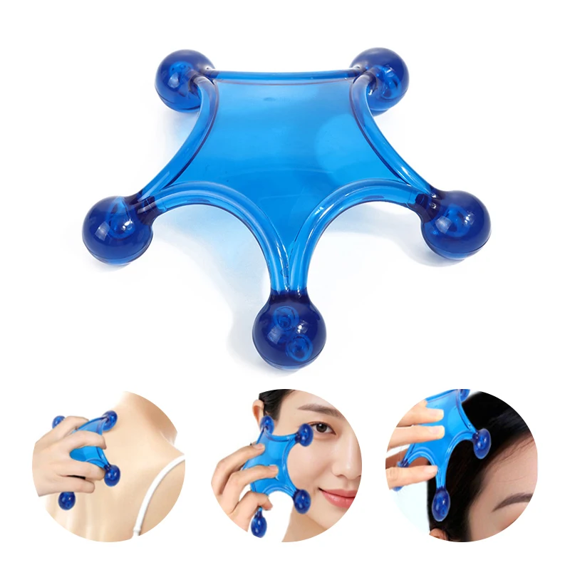 

Useful 5 Balls Mini Manual Massager Arm Back Leg Head Foot Acupuncture Point Massager Tools Relaxation Eliminate Oedema Fat
