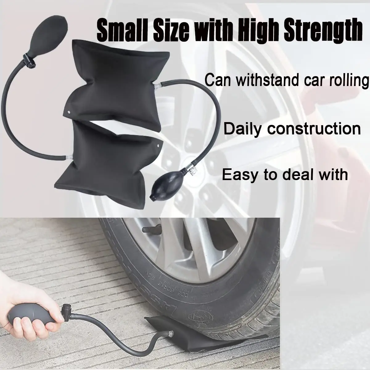 Air Spacers Automatic Adjustable Air Wedge Bag Pump Leveling and Alignment Tool Inflatable Cushions for Car Door Mount Windows