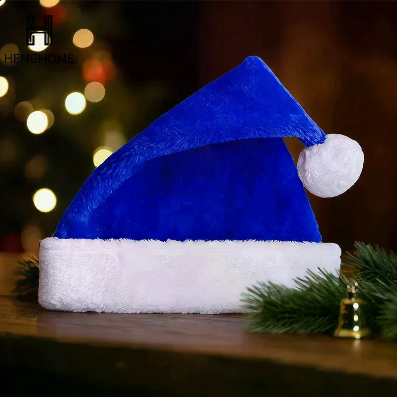 Topi Santa Natal Bahan Plush L - Santa Hat Plush ulasan dan harga