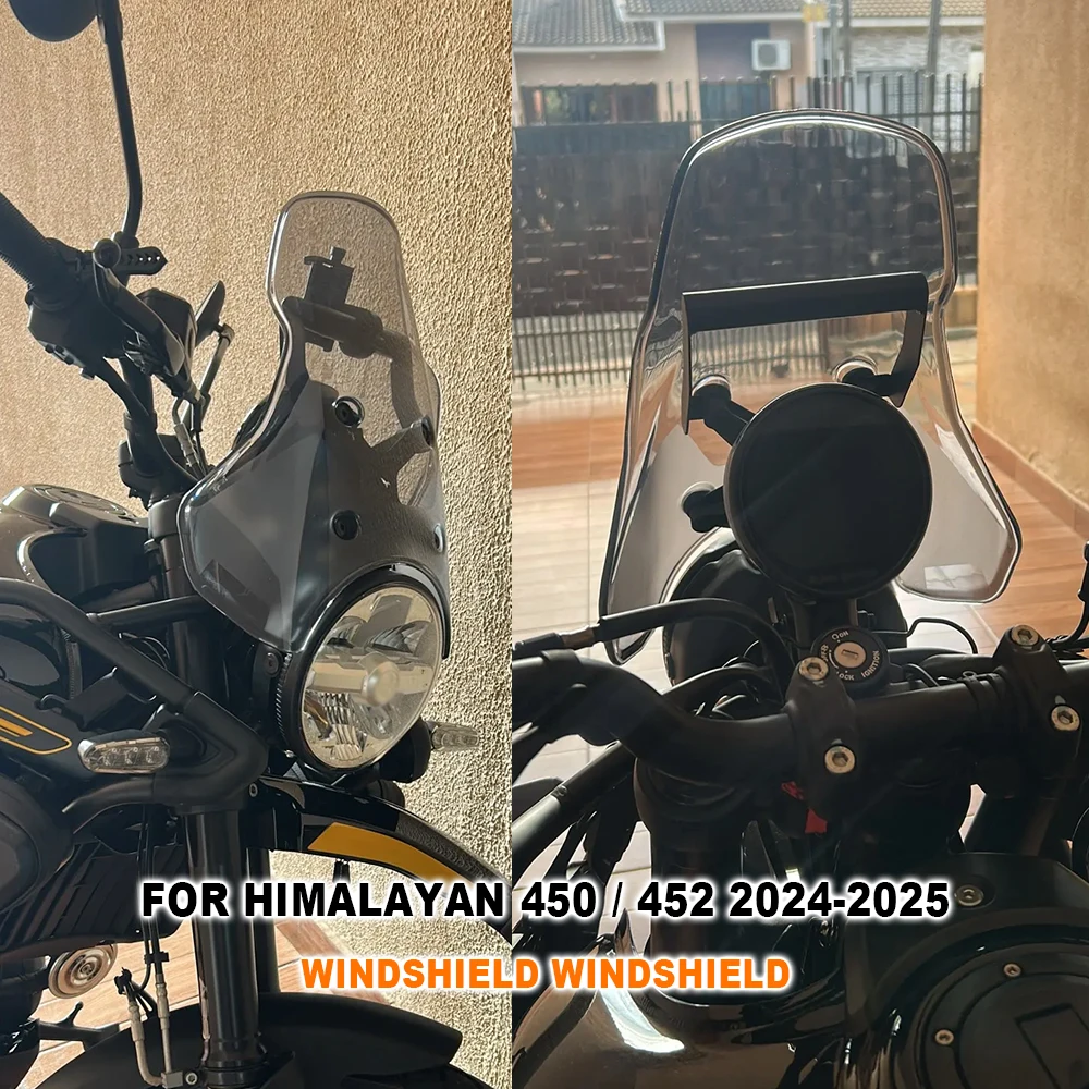 New For Himalayan 450 Himalayan 452 2024-2025 Motorcycle Windshield Motorcycle Yaw Protective Shield Deflector Front Fairing