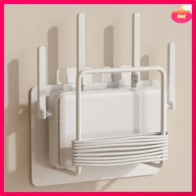 

ABYP Многофункциональная настенная полка-держатель маршрутизатора для размещения маршрутизаторов, телеприставки Wi-Fi, сверление не требуется