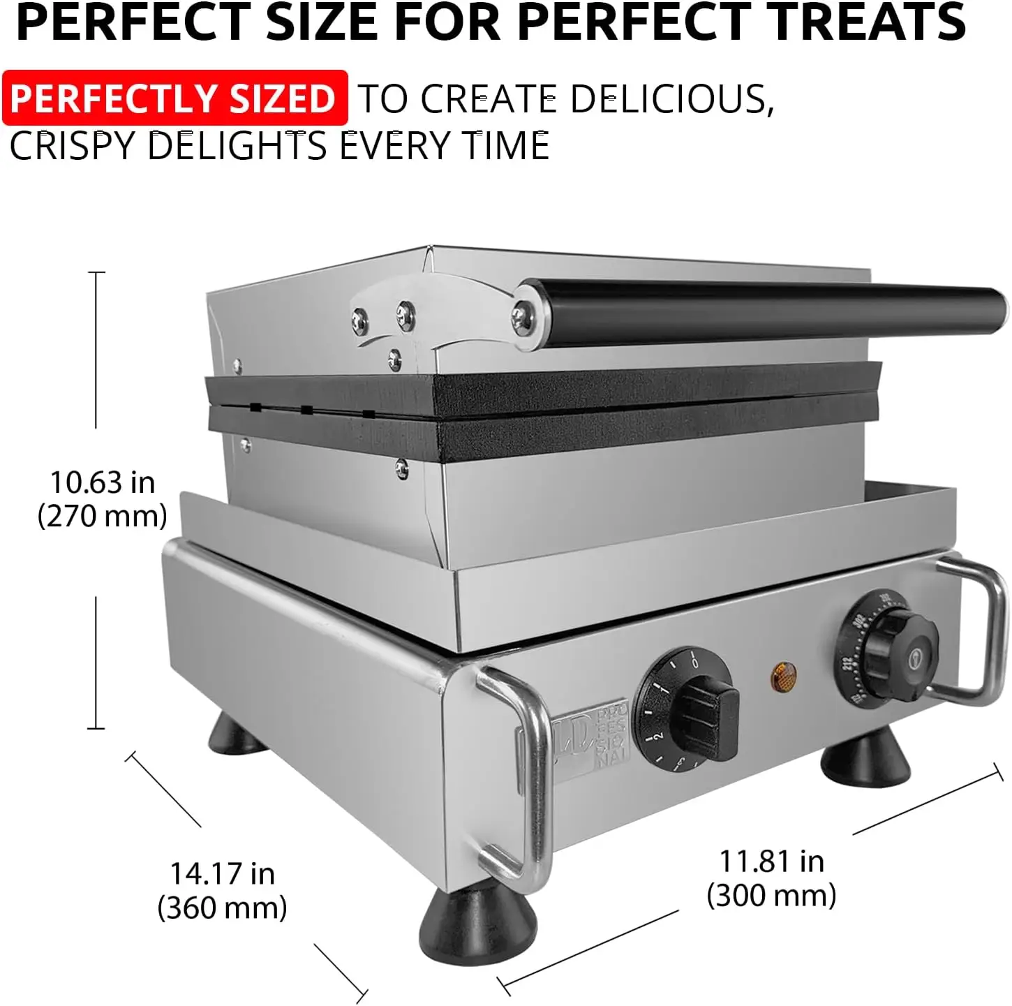 Мини-голландская блинница Poffertjes Making Machine из нержавеющей стали с антипригарным покрытием 110 В (25 шт.)