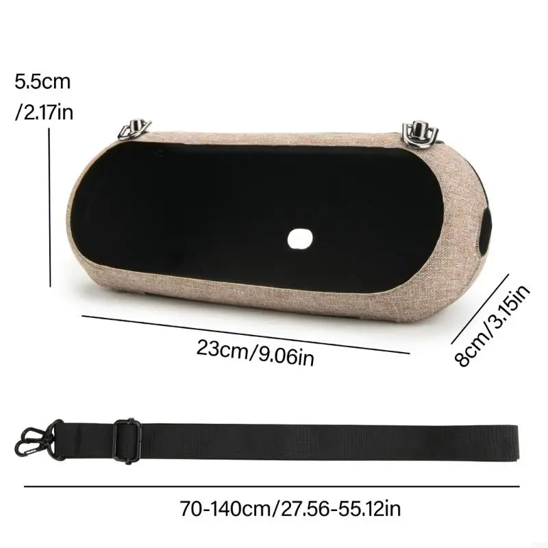 2025 새로운 방수 EVA 하드 케이스 2024 휴대용 스피커 보안 쉬운 액세스 충전 포트 여행 필수