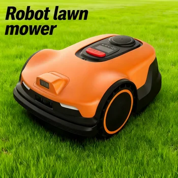 หุ่นยนต์ตัดหญ้าพร้อมระบบควบคุมผ่านแอปพลิเคชันระบบระบุตำแหน่ง...