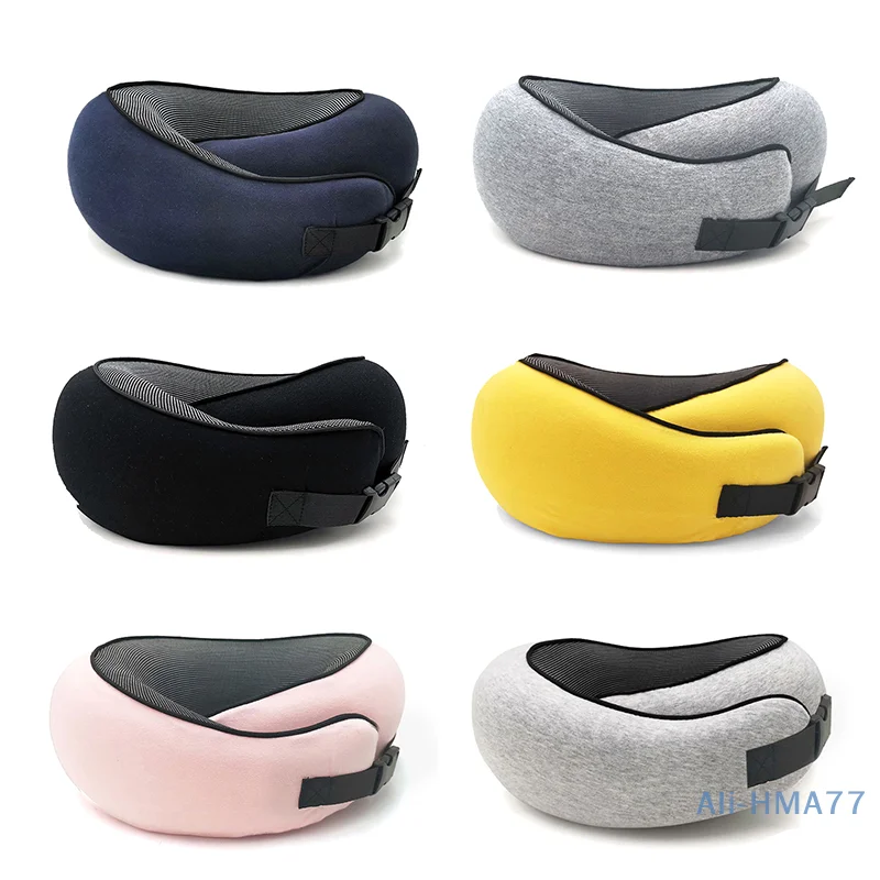 

Travel Pillow Memory Foam Neck Support For Flight Comfortable Head Cushion Support Pillow Accessories For Sleep Rest Airplane