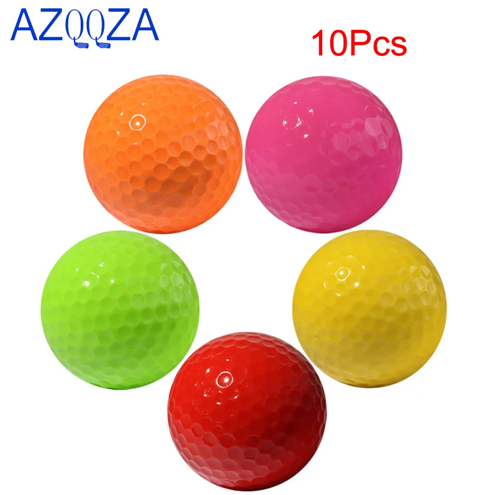 10pcs/bag Golf Balls 2-3 layers Game ball professional high quality for Golfer Golf Products lovely Gift