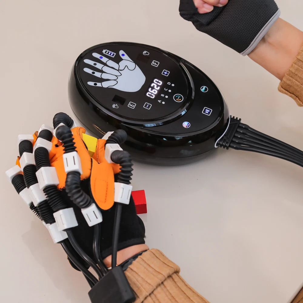 FR01 Homeuse Hand Rehab Strengthens Muscle Power Robotic Gloves Hand Exercise Equipment For Stroke Patients