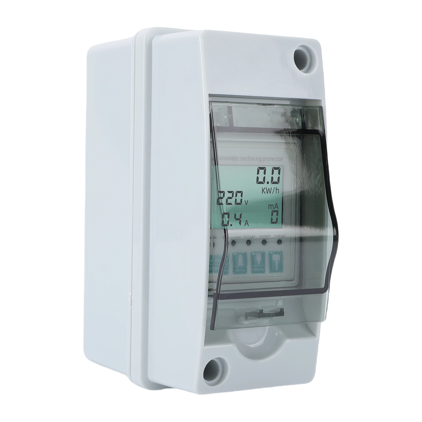 

Smart Circuit Breaker with Distribution Box Miniature Single Phase Din Rail Mount Automatic Reclosing Over Under Voltage Protect