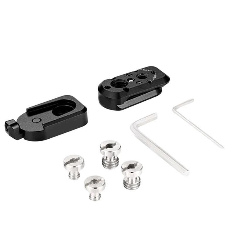 ABRI-Mini Quick Release Plate Kit Q Lock Quick Install Kit 1/4 Screw ARRI Locating Pins For Monitor Light