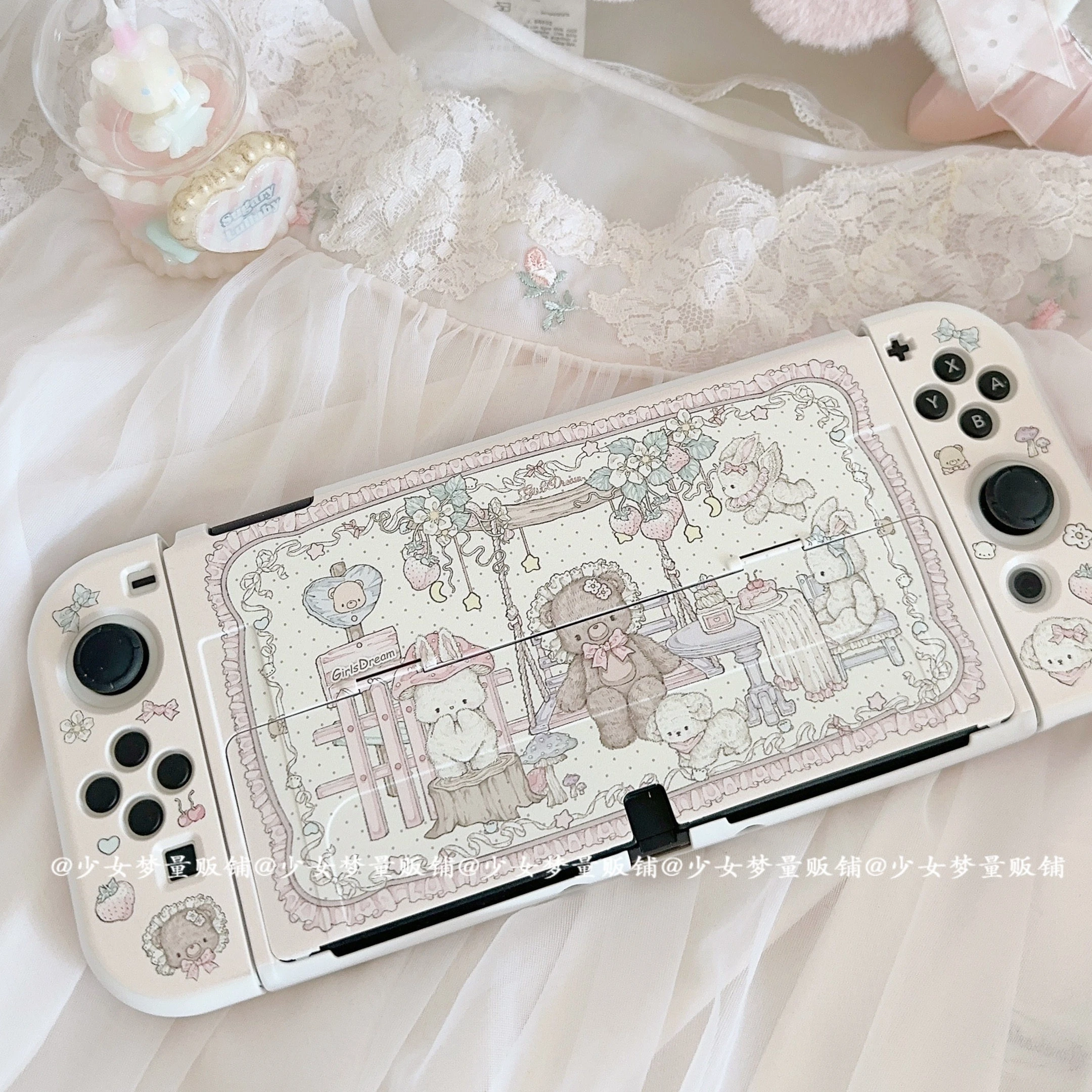 Original Illustration Game Console Protective Cases for Nintendo Switch 2 OLED Hard Case NS Joy-Con Lite Soft Shell Dock Cover