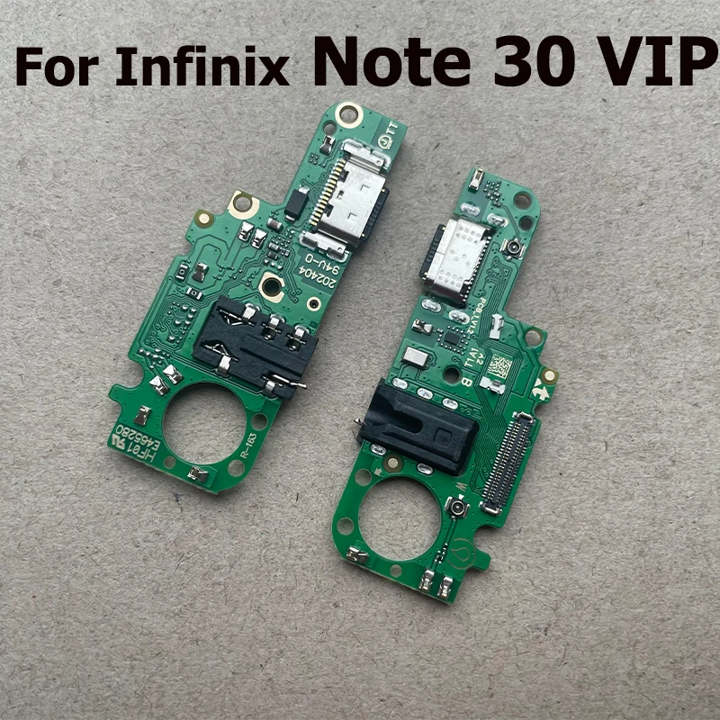 USB Charging Dock Board Connector For Infinix Note 30 30i Pro VIP 4G 5G PCB Charger Port Flex Cable