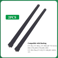 Walkie Talkie Antenna Original Dual Band SMA-Female VHF UHF UV-5R Aerials For Baofeng DM-1701 DM-1702 DR-1801 Radios Accessories