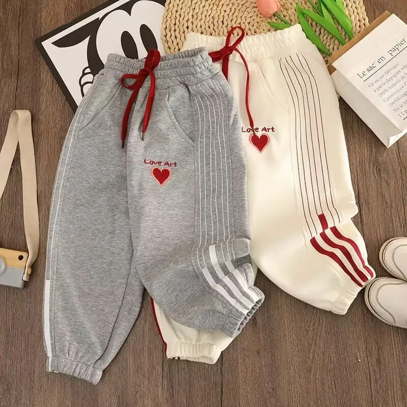 Children Long Pants Autumn Spring Season Medium Small Children Boys Girls Baby Outdoor Sports Pants Casual Trousers