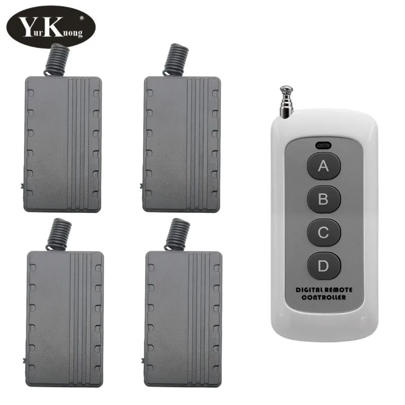 Wireless Vibration Reminder Four Key Remote Control vibration call reminder high-power long-distance one drag four vibrations433