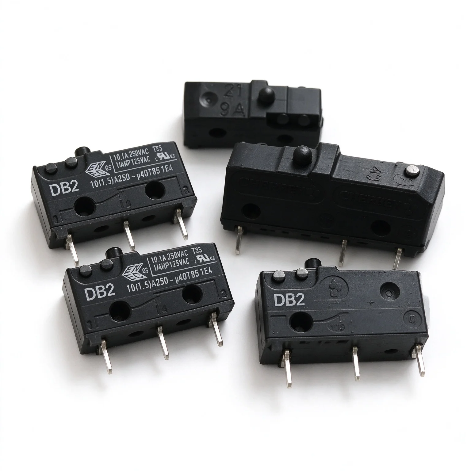 1PCS Original German CHERRY DB2 DB2C-C1AA Micro Switch Stroke Limit Reset Button 3-Pin Pin 10.1A