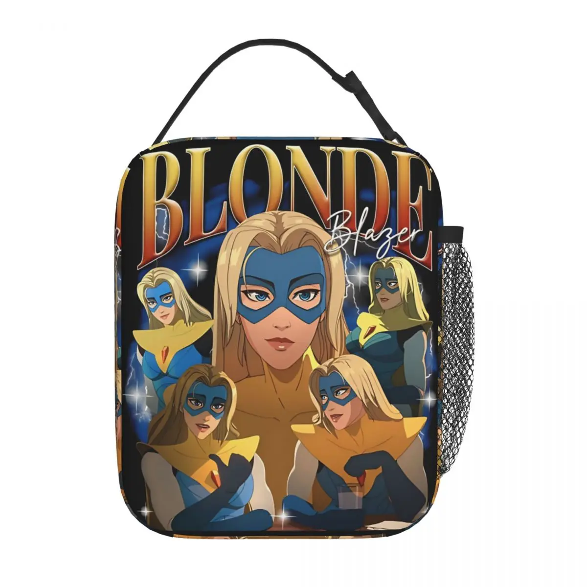 Blonde Blazer Vintage Insulated Lunch Bag Thermal Bag Lunch Container Dispatch Game High Capacity Tote Lunch Box Girl Boy Work