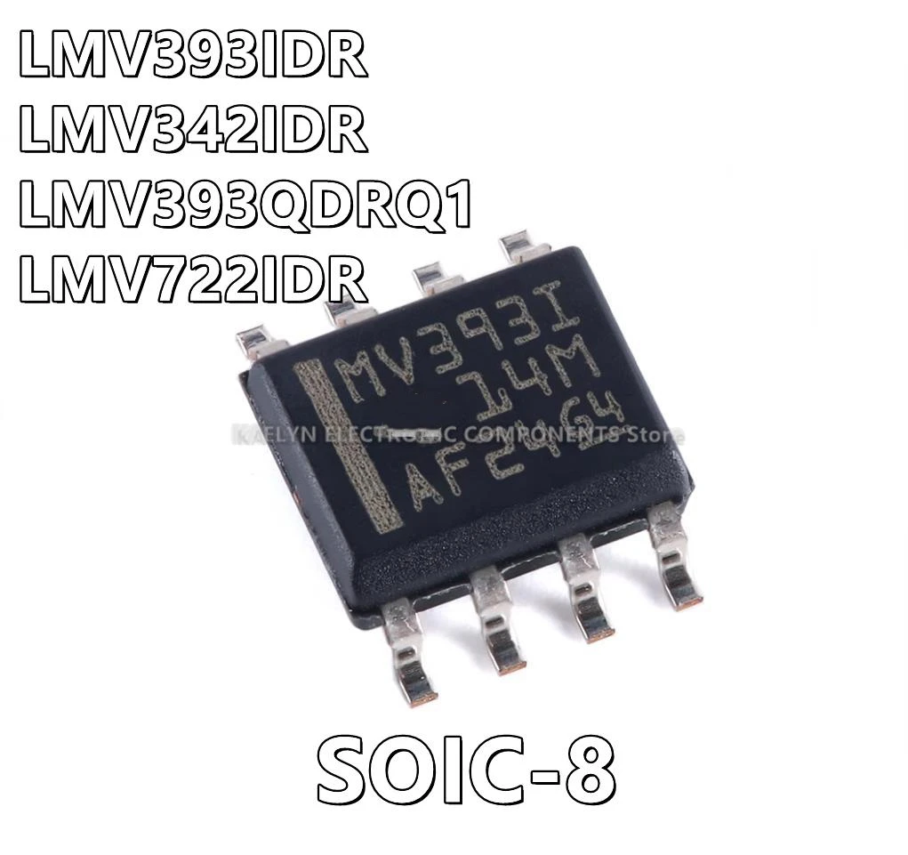 10Pcs/lot LMV393IDR MV393I LMV342IDR MV342I LMV393QDRQ1 V393Q1 LMV722IDR MV722I SOIC-8