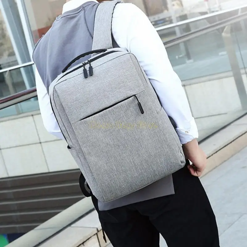 X90d große Kapazität Laptop Rucksack Schulbuchbag mit USB -Ladehafen -Männer Daypack
