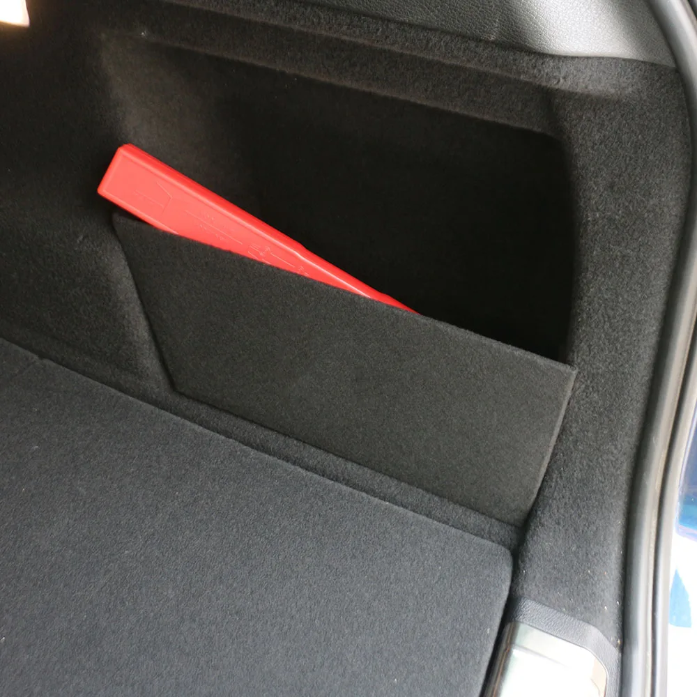 

For BMW X1 F48 2016 2017 2018 2019 2020 2021 LHD 2pcs Car Storage Sides Trunk Partition Auto Organizer Bag Box Accessories