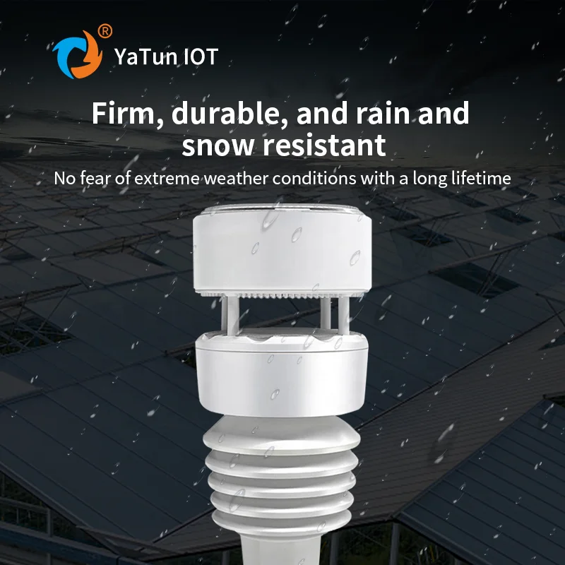 Solar Powered Wireless 4G LoRa Automatic Ultrasonic Weather Station For Agricultural & Environmental Monitoring