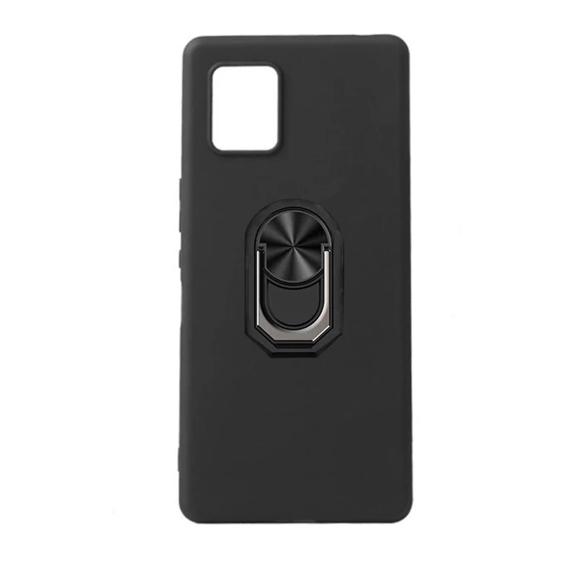 Para Sharp Aquos Sense5 Sense6 6 s E6 Zero 6 2 Air R6 S3 R5G soporte de anillo trasero funda de teléfono TPU funda de silicona suave