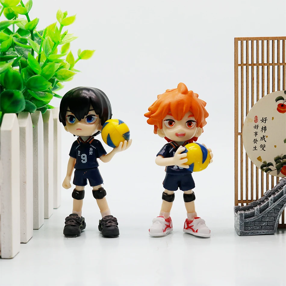 Authentic COSBI Haikyuu!! Blind Box Trendy Collectible PVC Figure - Hinata Shoyo Kageyama Tobio - Anime Surprise Gift Doll