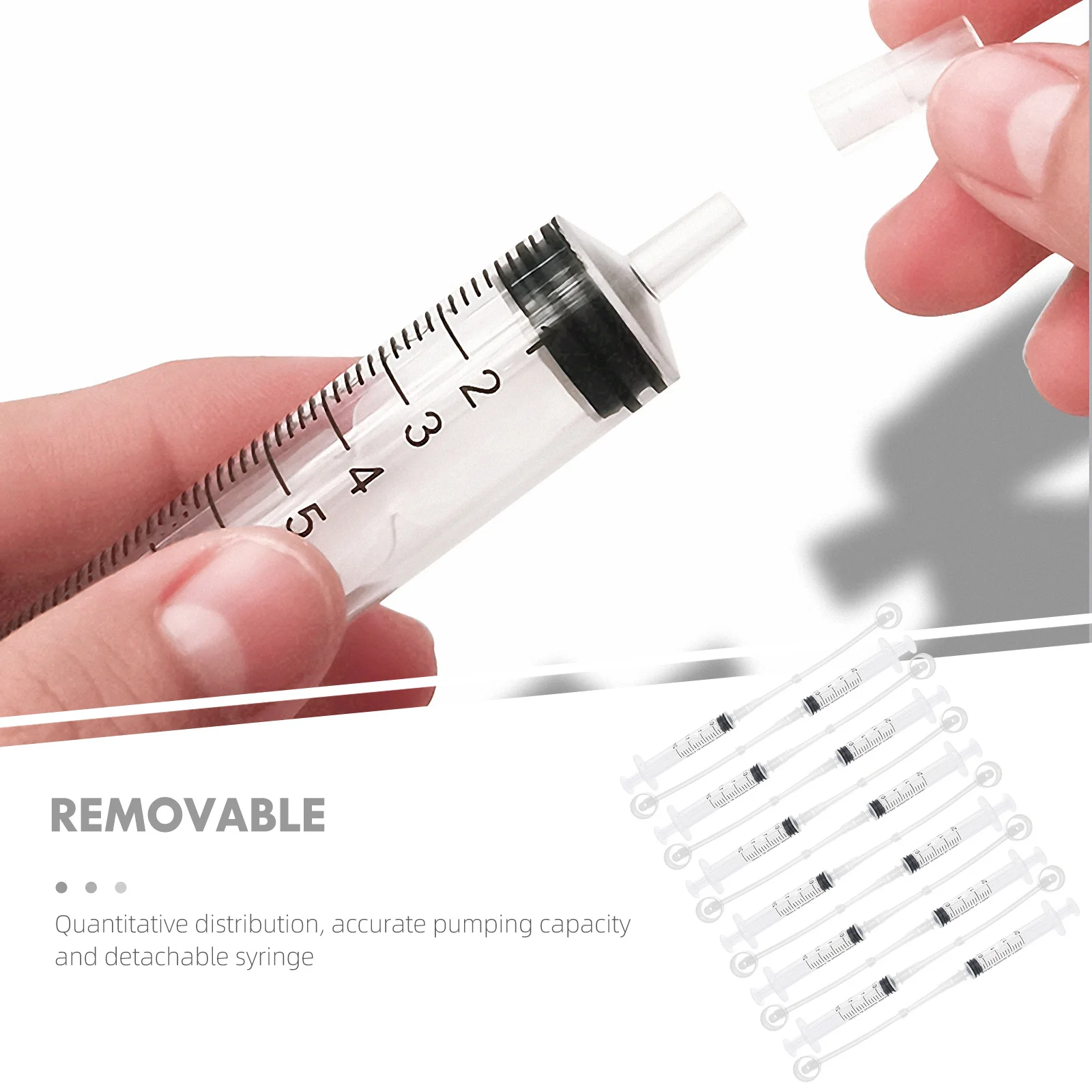 

1 Set 10Ml Perfume Dispenser Syringe Scale Diy Liquids Transferring Filling Lab Use Perfume Bottle Accessories Without