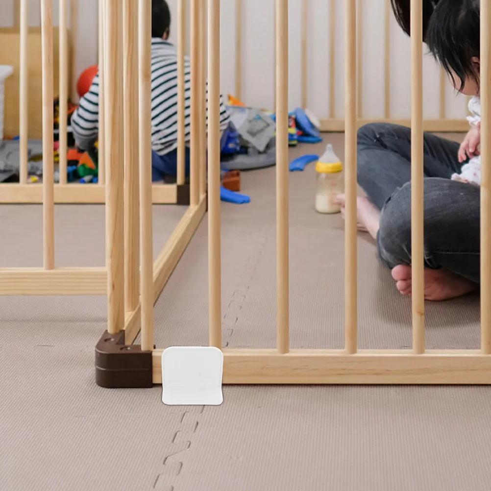 Clips de stabilisation pour parc pour enfants, 6 pièces, stabilisateur de clôture anti-basculement robuste avec ventouses antidérapantes pour la sécurité de la zone de jeu des enfants