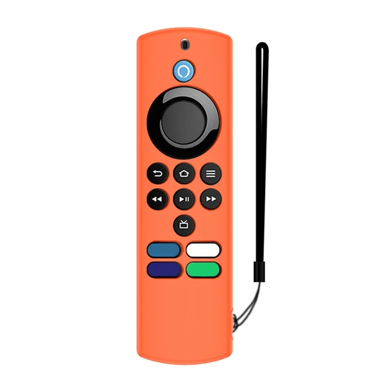 Dustproof Soft Silicone for Case For Fire Lite with Latest Alexa Voice Remote Lite 2nd Generation 2022 Voice Re