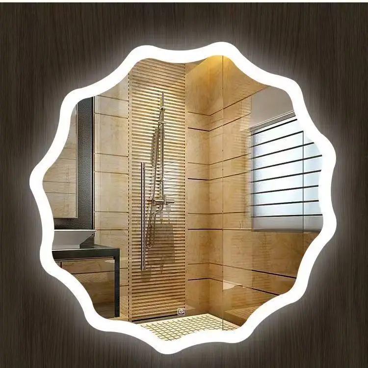 High Quality LED Smart Vanity Mirror Touch Anti-Fog IP44 Wall Mount