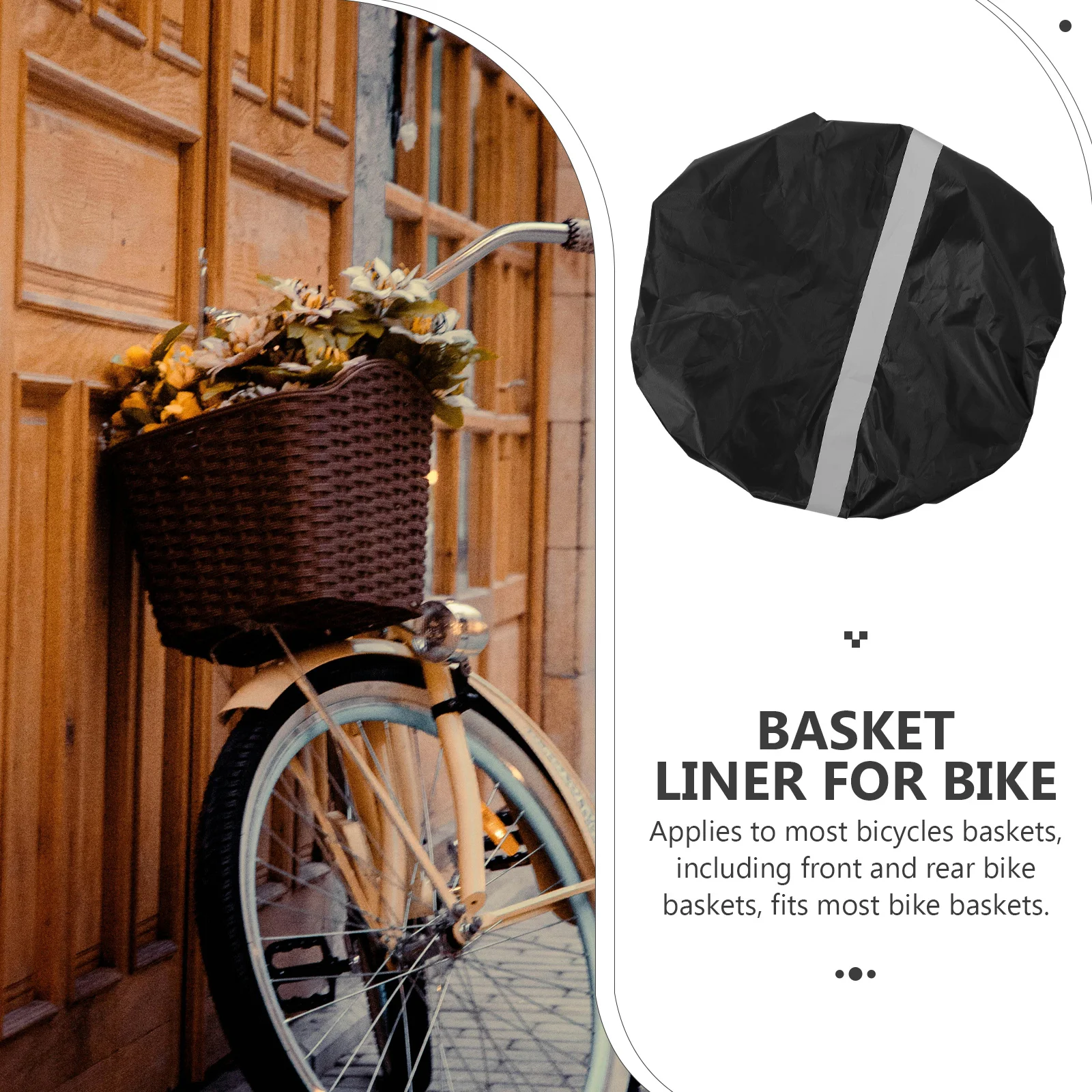 

Bike Basket Liner Waterproof Cover for Cycling Outdoor Activities Hiking Camping Hunting Climbing Scratch-Resistant